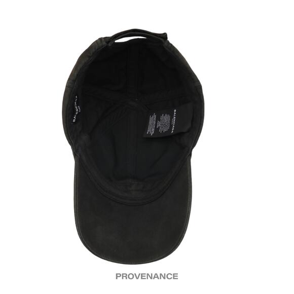 🔴 Balenciaga BB Europe Embroidered Cap - Washed Black - Picture 7 of 9